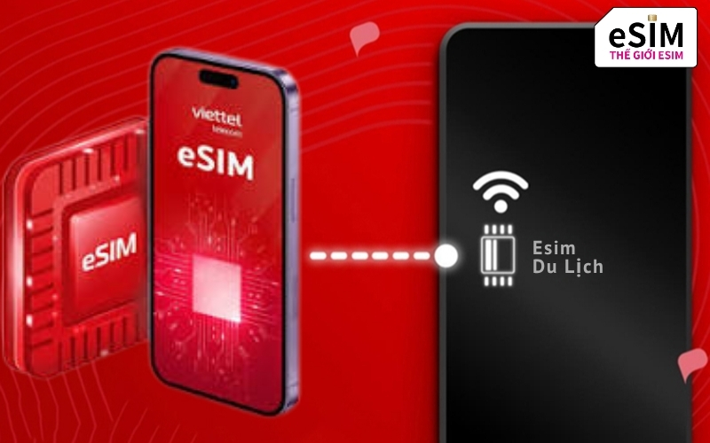 Máy có eSIM Viettel vẫn dễ dàng cài thêm eSIM du lịch để kết nối Internet khi ra nước ngoài